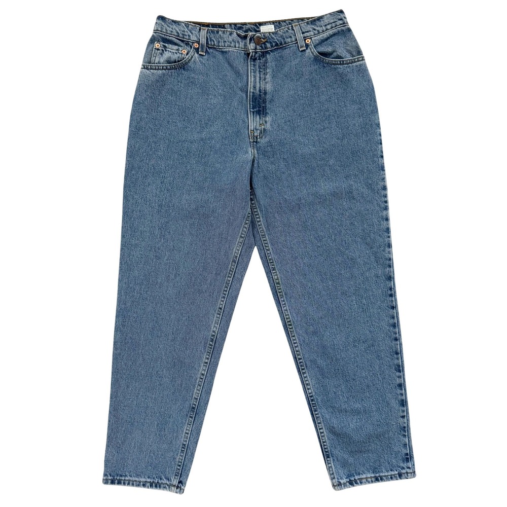 Levi's 550 Women's Relaxed Fit Tapered Leg Jeans Sz 32‎ 14 Vintage Y2K 90s Retro